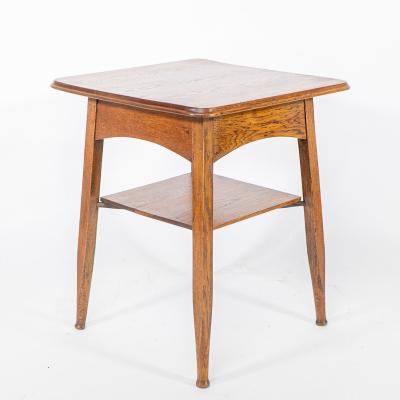  Inglesant of Leicester Inglesant of Leicester An Arts Crafts Oak Two tier Side Table