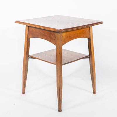  Inglesant of Leicester Inglesant of Leicester An Arts Crafts Oak Two tier Side Table