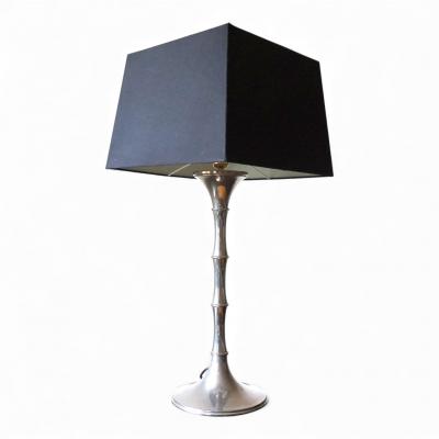  Ingo Maurer Bamboo table lamp silver by Ingo Maurer 1960