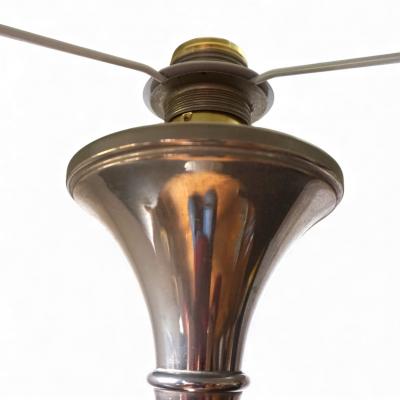  Ingo Maurer Bamboo table lamp silver by Ingo Maurer 1960