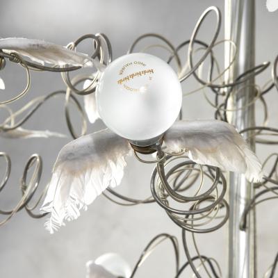  Ingo Maurer Ingo Maurer Chandelier model Birdie in Metal and wings diffusers