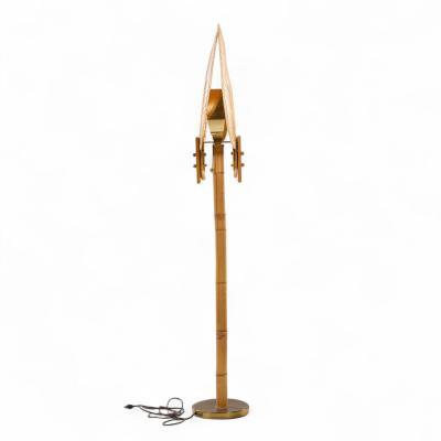  Ingo Maurer Ingo Maurer Style Mid Century Palm Fan Floor Lamp