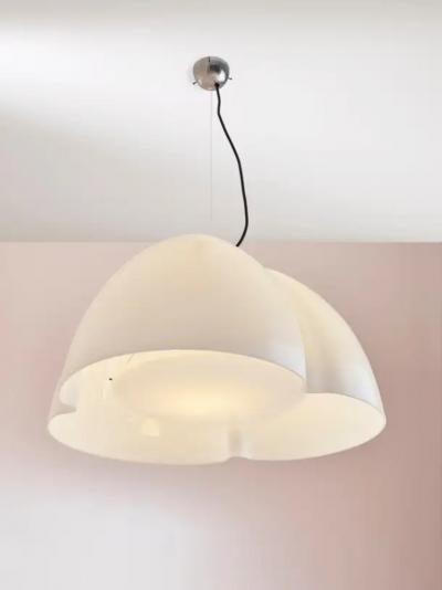  Ingo Maurer Ingo Maurer Tricena perspex pendant light for for Design M 1968