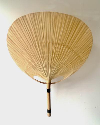  Ingo Maurer Ingo Maurer Uchiwa II Rice Paper and Bamboo Wall Light
