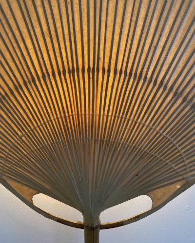  Ingo Maurer Ingo Maurer Uchiwa II Rice Paper and Bamboo Wall Light