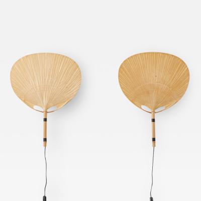  Ingo Maurer Ingo Maurer Uchiwa III wall lamps Design M Germany 1974