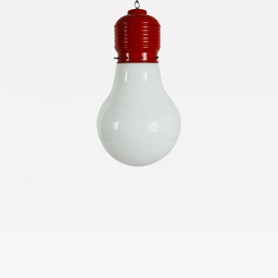  Ingo Maurer Red Bulb Pendant Light by Ingo Maurer