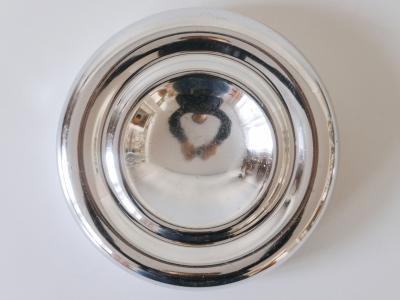  Ingo Maurer Set of Two Rare Mid Century Modern Alu Bowls by Ingo Maurer for Design M 1970s