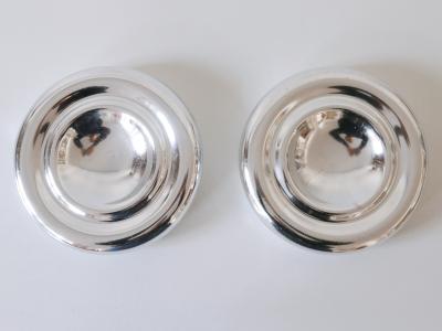  Ingo Maurer Set of Two Rare Mid Century Modern Alu Bowls by Ingo Maurer for Design M 1970s