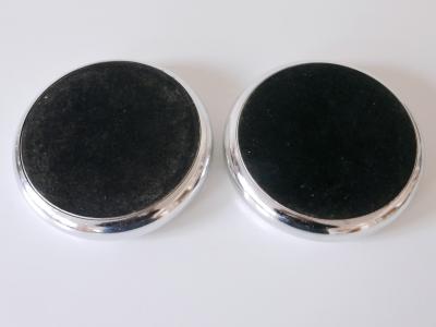  Ingo Maurer Set of Two Rare Mid Century Modern Alu Bowls by Ingo Maurer for Design M 1970s