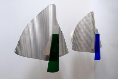  Ingo Maurer Set of Two Sconces or Wall Lamps Trybeca by Ingo Maurer for Design M Germany