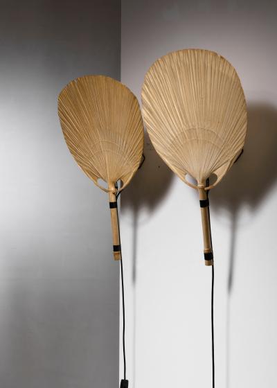  Ingo Maurer set of 3 Ingo Mauer Uchiwa wall sconces