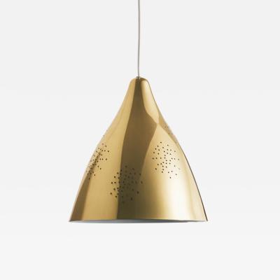  Innolux Oy Lisa Johansson Pape 270 Perforated Polished Brass Pendant