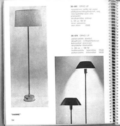  Innolux Oy Lisa Johansson Pape Senator Floor Lamp for Innolux Oy