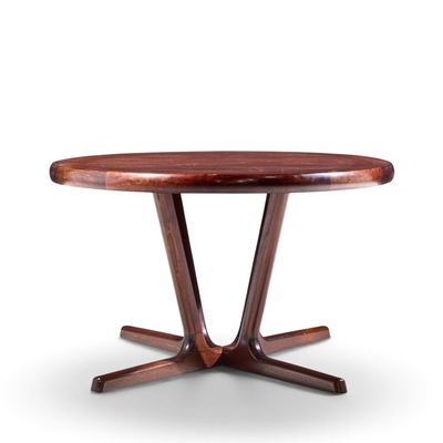  Interform Collection Interform Mid Century Rosewood Expanding Dining Table with 3 Leaves