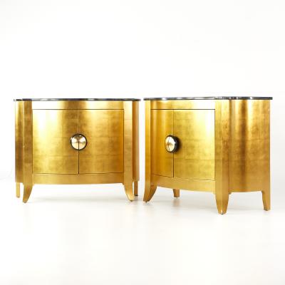  Interiors Crafts Interior Crafts Marble Top Cabinets Pair