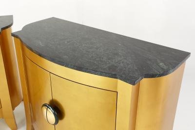  Interiors Crafts Interior Crafts Marble Top Cabinets Pair