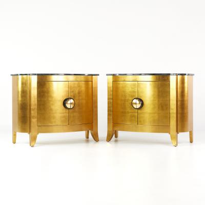  Interiors Crafts Interior Crafts Marble Top Cabinets Pair
