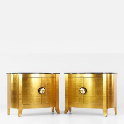  Interiors Crafts Interior Crafts Marble Top Cabinets Pair