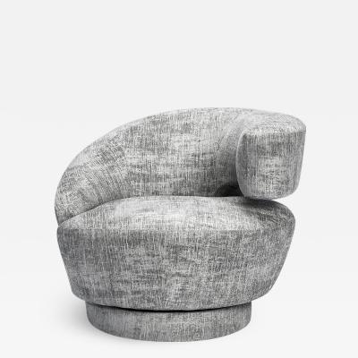  Interlude Home Arabella Swivel Right Chair Feather