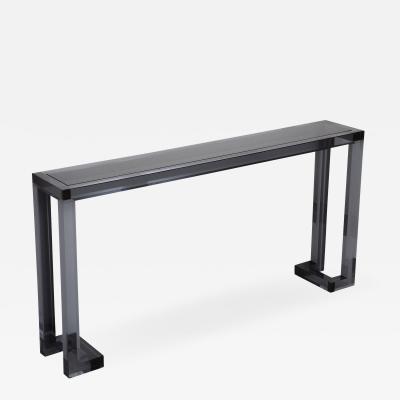  Interlude Home Ava Sofa Table Smoke