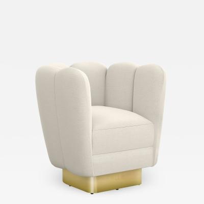  Interlude Home Gallery Swivel Brass Pearl