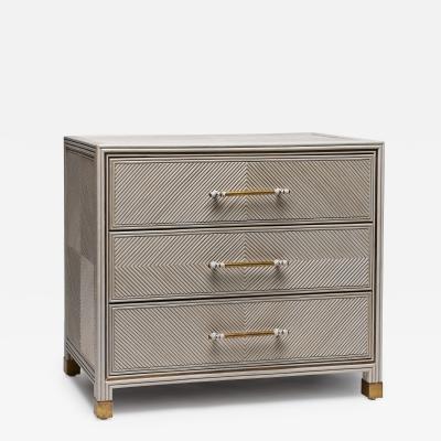  Interlude Home Jensen 3 Drawer Chest Grey Wash