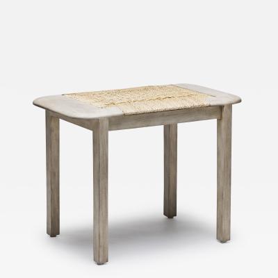  Interlude Home Juno Stool Washed White