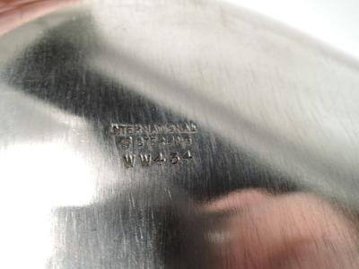  International Silver Co International Modern Georgian Sterling Silver Serving Platter Tray