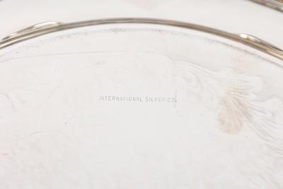  International Silver Co International Silver Co Victorian Style Silver Plated Serving Tray