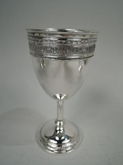  International Silver Co Set of 8 International Wedgwood Sterling Silver Goblets