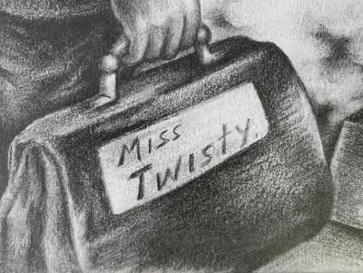  Irene Bashkiroff Valira Miss Twisty Back to the City Mid Century Female Illustrator