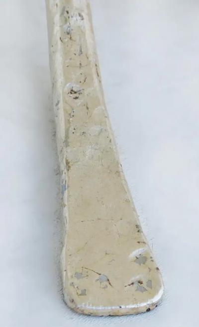  Ironies Ironies Silver Gilt Metal Table with Tessellated Bone Top