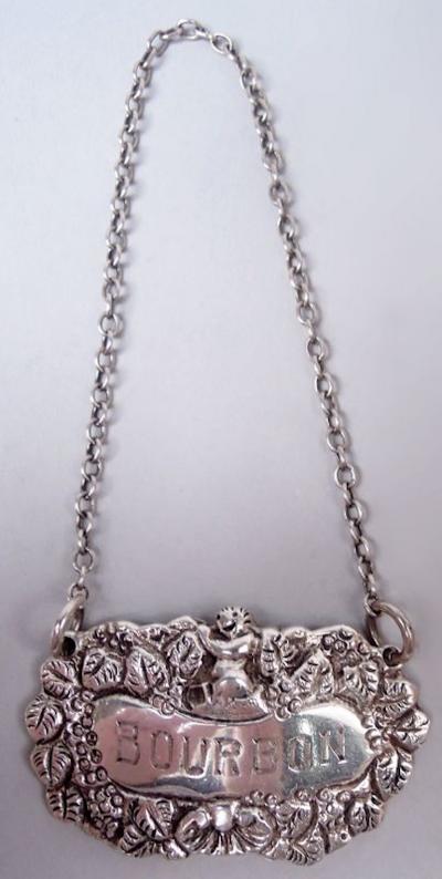  Israel Freeman Son Ltd Set of 6 Traditional English Sterling Silver Liquor Tags 1937