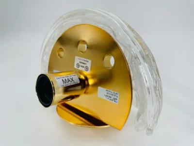  Italamp Pair of Murano Glass Brass Sconces by Italamp S R L Italy 2006