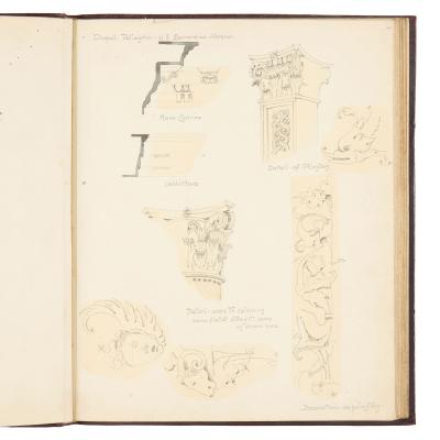  Italian Sketches Oct Nov and Dec 1894 Grand Tour Architectural Sketchbook