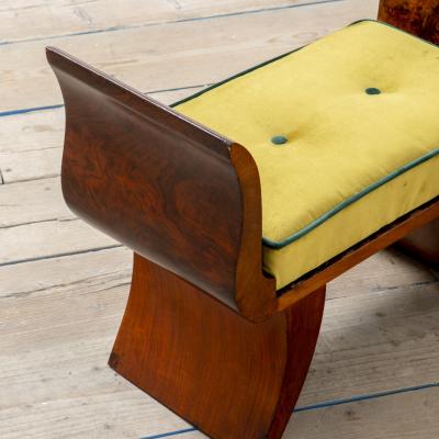  Italian school XX ct Italian Pair of Wooden Stools