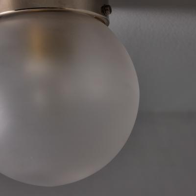  Itsu 1950s Mauri Almari Model EA 11 Glass and Metal Wall or Ceiling Lamp for Itsu