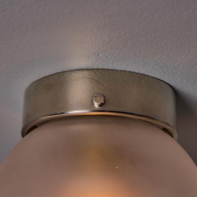  Itsu 1950s Mauri Almari Model EA 11 Glass and Metal Wall or Ceiling Lamp for Itsu