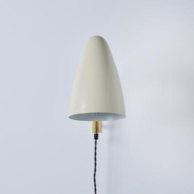  Itsu 1960s Lisa Johansson Pape White Plug in Wall Lamp for Itsu