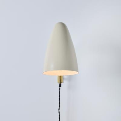 Itsu 1960s Lisa Johansson Pape White Plug in Wall Lamp for Itsu