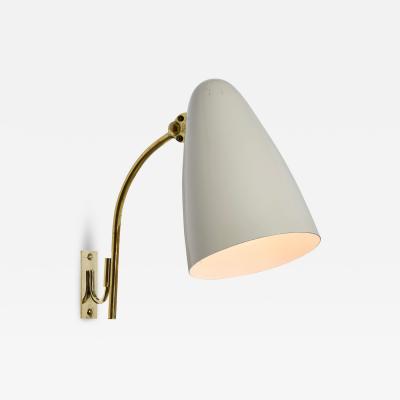  Itsu 1960s Lisa Johansson Pape White Plug in Wall Lamp for Itsu