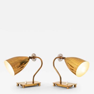  Itsu Itsu Brass Table Lamps 1956