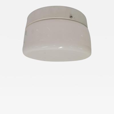  Itsu Itsu Minimalist Pill Ceiling Lamp in White Opaline Glass Model AR50 1950s