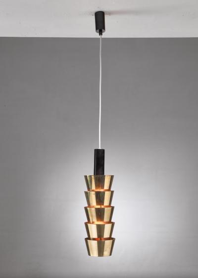  Itsu Itsu Old Stock Brass Pendant Finland 1950s