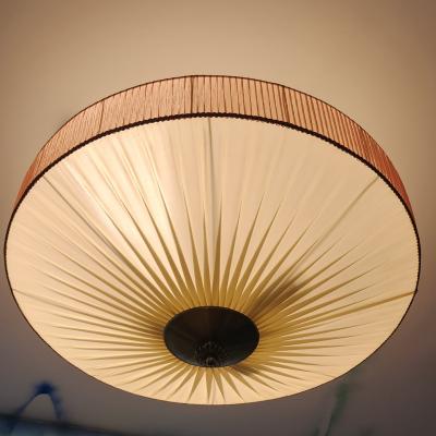  Itsu Itsu Pleated Silk Ceiling Lamp with Gimp