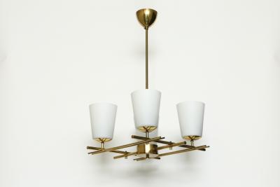  Itsu Itsu chandelier in brass Finland circa 1960s