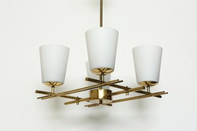  Itsu Itsu chandelier in brass Finland circa 1960s