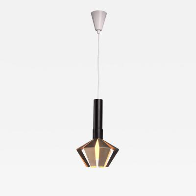  Itsu Itsu folded brass and metal pendant Finland 1950s