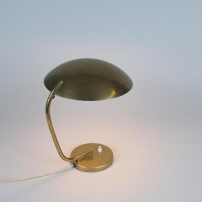  Itsu Mid Century Table Lamp in Full Brass Model EV 61 for Itsu 1950s